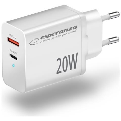 Ezc105w Caricabatterie Da Rete 20w Bianco - Foto 1