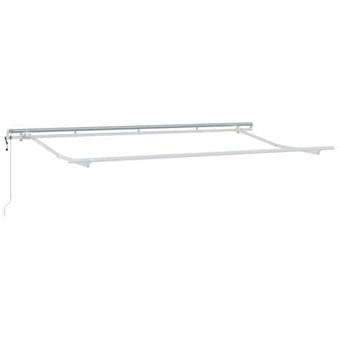 Tenda Retrattile Antracite 400 x 200 cm Poliestere e Alluminio - Foto 2
