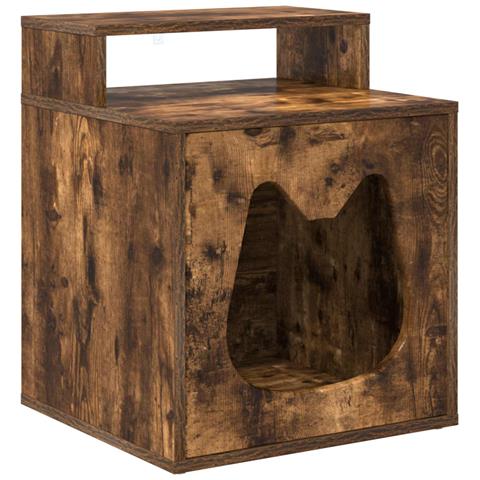 Casa per Gatti Rovere fumé 42,5 x 40 x 53,5 cm - Foto 1