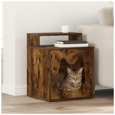 Casa per Gatti Rovere fumé 42,5 x 40 x 53,5 cm - Foto 2