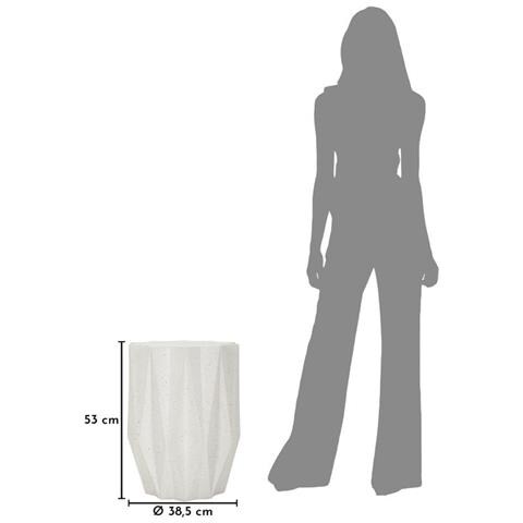 Tavolino Vkh1071-beige-mgo-38,5x38,5x53 Cm - Foto 7
