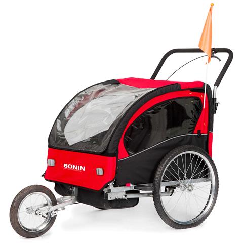 Carrello Porta Bimbo /jogging Ncab Rosso /nero - Foto 1