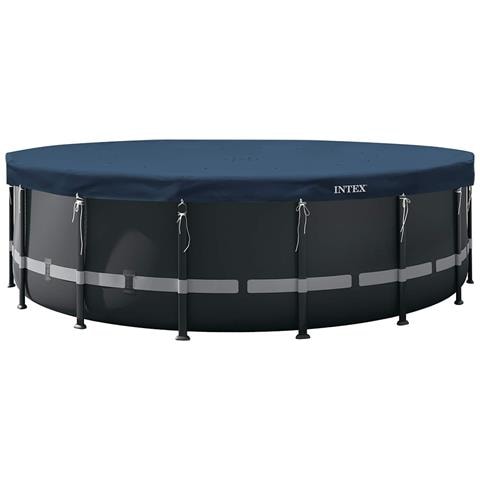 Copertura per piscina Ø488 x 20 cm Rotondo PVC e PET - Foto 1