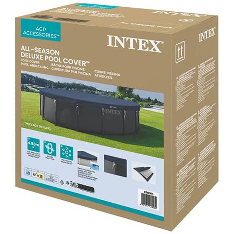 Copertura per piscina Ø488 x 20 cm Rotondo PVC e PET - Foto 3