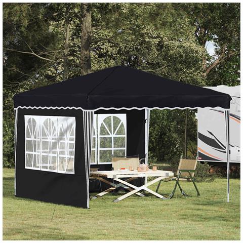 Tenda per feste a pop-up 288 x 288 x 245 cm Antracite - Foto 2