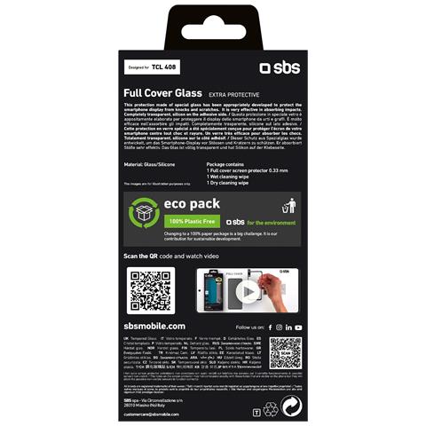TESCRFCTCL408 protezione per lo schermo e il retro dei telefoni cellulari Pellicola proteggischermo trasparente TCL 1 pz - Foto 2