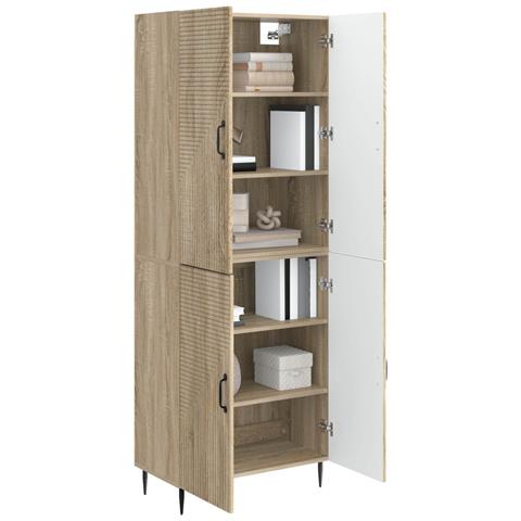 Set di armadi 2 pcs 66 x 34,5 x 89,5 cm Legno ingegnerizzato - Foto 2