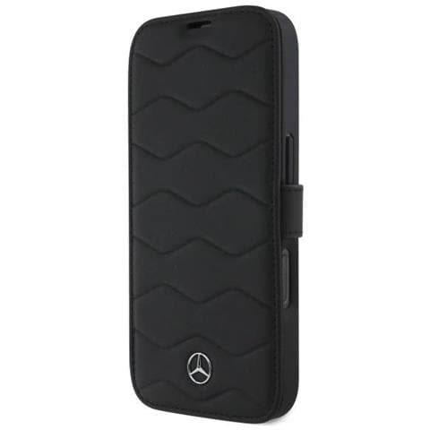 Mercedes Mb Waves ""custodia In Pelle Per Iphone 16 Pro Max"" - Nera - Foto 7