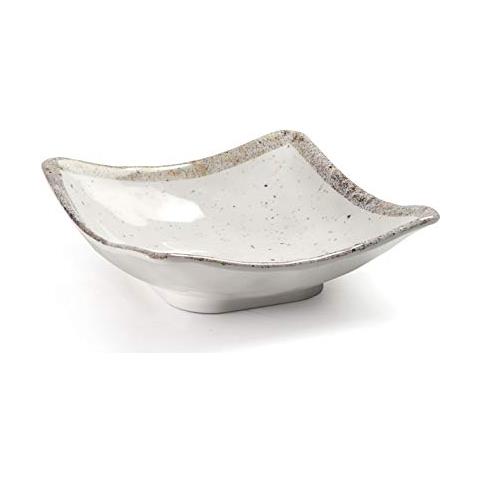 63847 - Piatto da portata quadrato in melamina, senza BPA, 19x19x6 cm, 370 ml - Foto 1