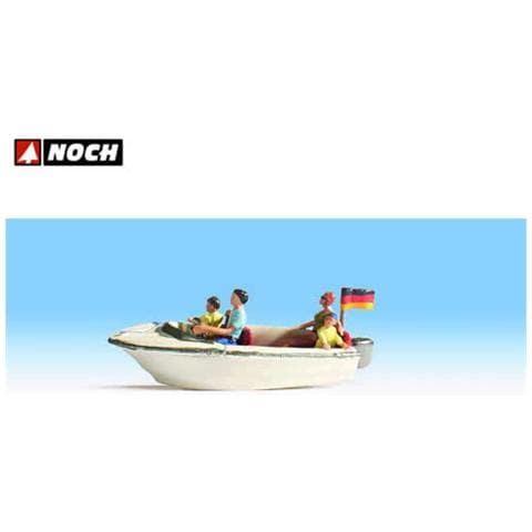 Motoscafo (non galleggiante) con personaggi HO - Foto 1