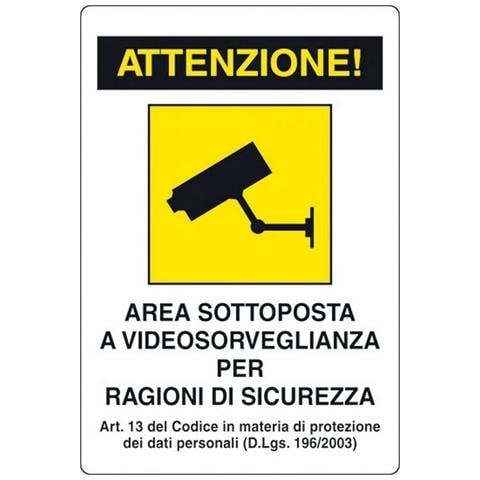 Cart. "area Videosorv. 2"30x20pl - Foto 1