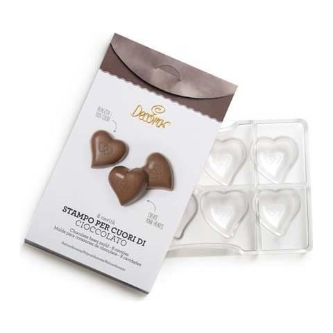 Stampo cuore policarbonato 10 cavita 32,5x35mm - Foto 1