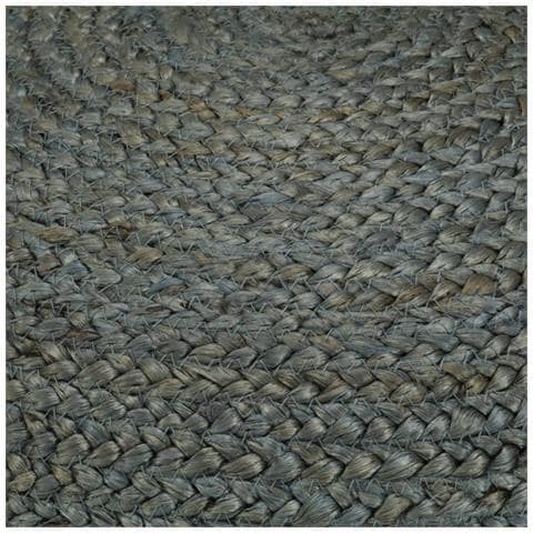 Pouf Lavorato A Mano 45x30 Cm Verde Oliva In Juta - Foto 2