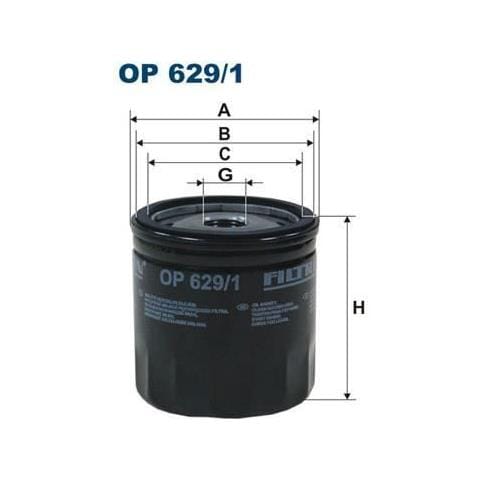 Filtro Olio Op629 / 1 - Foto 1