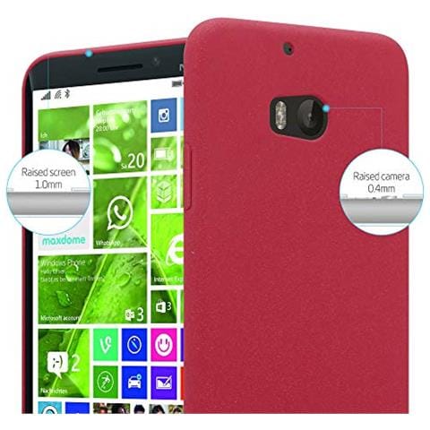 Custodia Compatibile Con Nokia Lumia 930 In Frosty Rosso - Hard Case Coperchio Protettivo In Frosted Look Contro I Graffi E Gli Urti - Foto 2