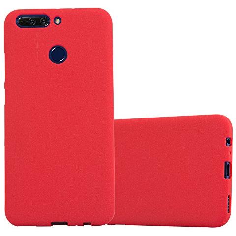 Custodia Compatibile Con Honor 8 Pro In Frost Rosso - Coperchio Protettivo In Silicone Tpu Flessibile - Foto 1