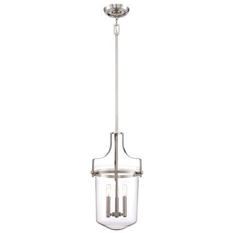 Quoizel Qz / pennstat / m Bn - Lampadario Da Soffitto, Grande, In Nichel, 33 X 33 X 59,7 Cm - Foto 1