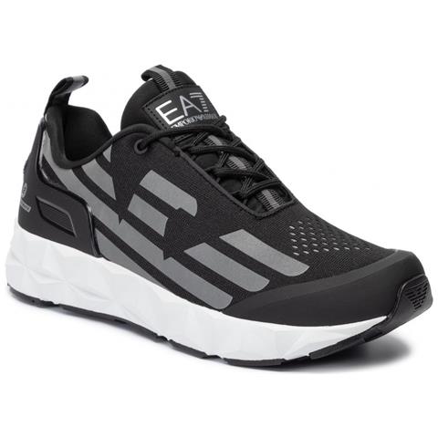 Sneaker Running Training Mesh Rubber Nero / Silver Unisex Us20ea06 - Foto 1