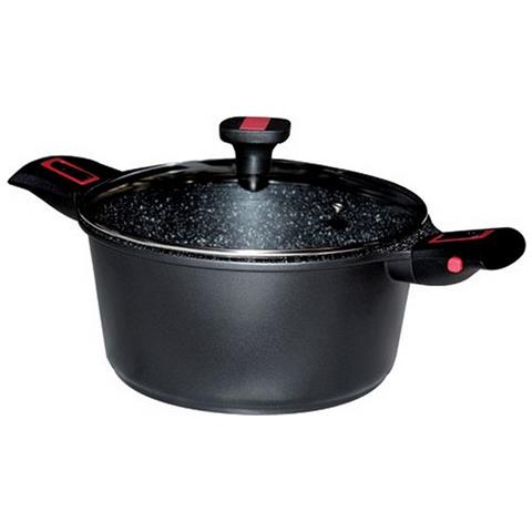 Casseruola In Alluminio Antiaderente 24cm + Coperchio - 383605 - Foto 1