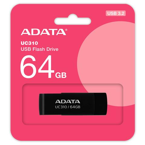 UC310 unità flash USB 64 GB USB tipo A 3.2 Gen 1 (3.1 Gen 1) Nero - Foto 1