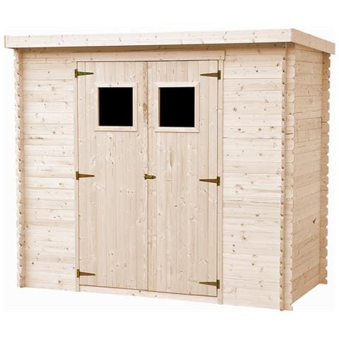 M310 Casetta Da Giardino In Legno Per Esterni - 239x144xa200 Cm / 2.6m2 - Piccola Casetta In Legno, Rimessa Attrezzi, Deposito Bici - Foto 1