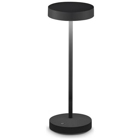 Lampada Da Tavolo Contemporaneo Toffee Metallo Nero Led 2w 3000k Ip54 - Foto 1