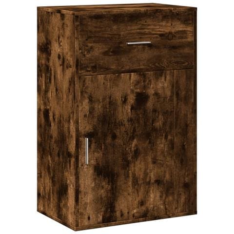 Armadietto Rovere Fumo 56,5x39x90 Cm In Legno Multistrato - Foto 2