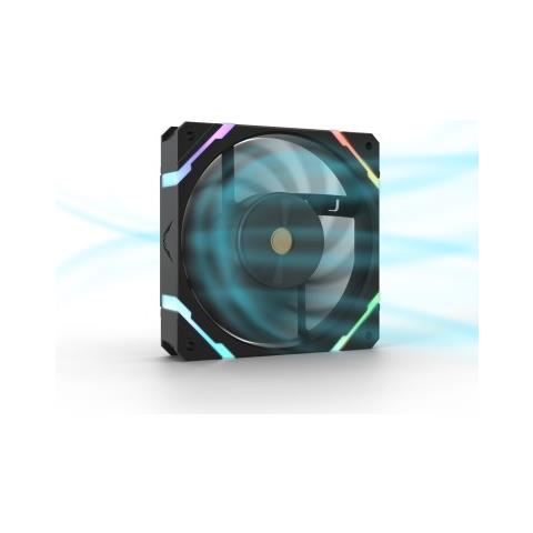 Ventola di Raffreddamento VK-FANX12RB 80 pdc /min 120mm Colore Nero - Foto 1