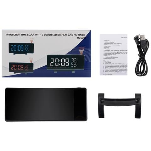 Sveglia Multifunzione Con Proiezione A Led - Foto 7