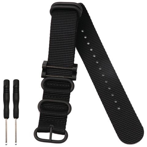 Cinturino In Nylon Per Suunto Core Black - Foto 1