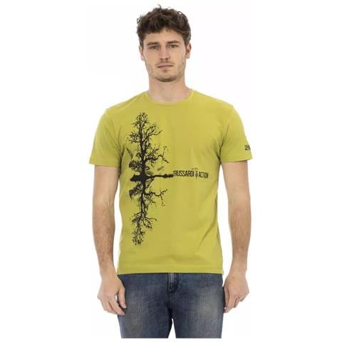 Maglietta In Cotone Verde - M - Foto 1