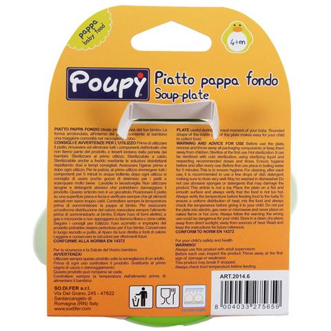 Piatto Pappa Fondo Per Bimbi In Plastica - Foto 3