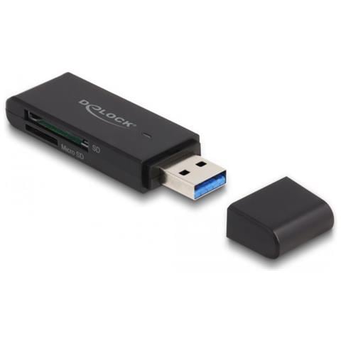 Lettore di schede SuperSpeed USB 5 Gbps per schede di memoria SD e Micro SD - Foto 1