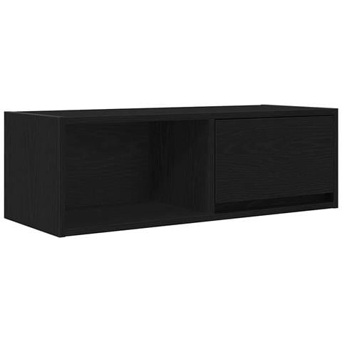 Mobili TV 2 pz Rovere Nero 80x31x25,5 cm in Legno Multistrato - Foto 9
