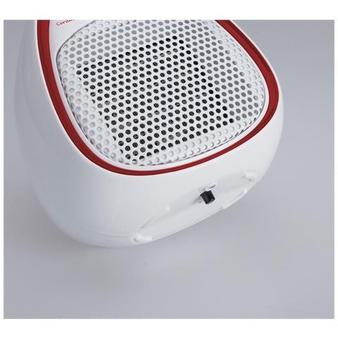 TC73 stufetta elettrica Interno Rosso, Bianco 1200 W Riscaldatore ambiente elettrico con ventilatore - Foto 3
