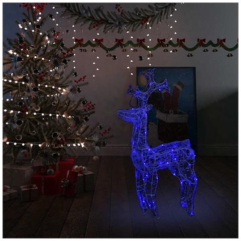 Lusso Casadino -  Renne E Slitta Decorazione Natale 90 Led 60x16x100 Cm Acrilico - Foto 8