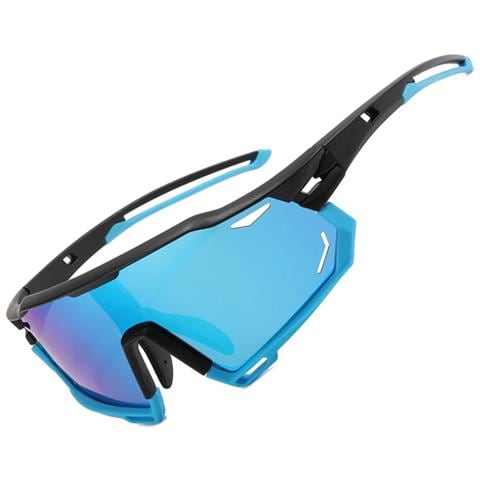 Occhiali Da Sole Con Lenti Fotocromatiche Trasparenti In Pc Per Lo Sport Lightblue - Foto 2