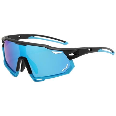 Occhiali Da Sole Con Lenti Fotocromatiche Trasparenti In Pc Per Lo Sport Lightblue - Foto 4