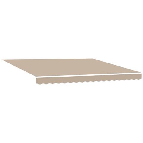 Tenda Retrattile Automatica  Beige 400x300 cm, Tessuto sostitutivo per tenda  per telaio 4x3 m Beige - Foto 1