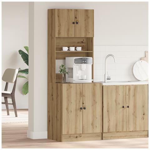 Armadio da cucina Rovere Artisan 60x50x180 cm Legno ingegnerizzato - Foto 2