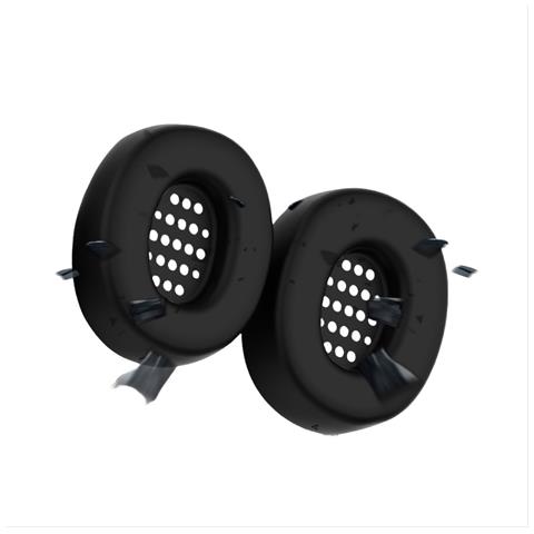Cuscinetti Auricolari Di Ricambio In Silicone Per Cuffie Bluetooth Jbl Tune 770nc Black - Foto 2