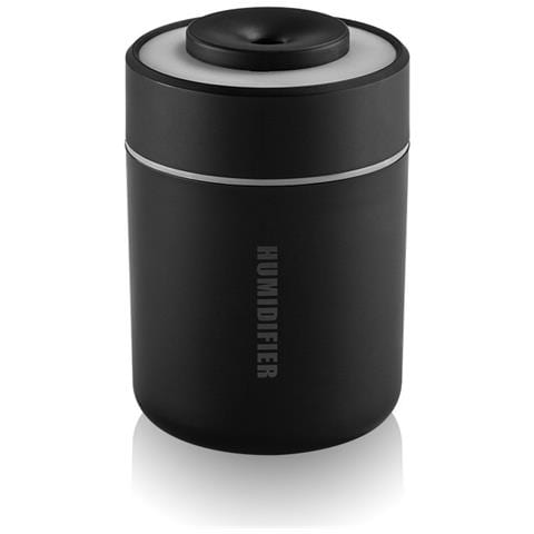 Umidificatore Per Casa, Camera Da Letto E Dormitorio Con Nebulizzazione Continua /intermittente, Luce Notturna A 7 Colori, Funzionamento Silenzioso E Spegnimento Automatico Black - Foto 1