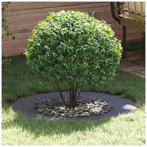 Anello piatto per albero Antracite Ø50 / 80 cm Acciaio - Foto 2