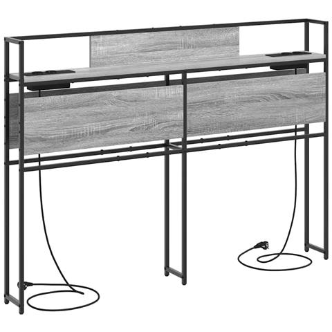 Testata contenitore Grigio sonoma 160 cm Legno multistrato - Foto 1