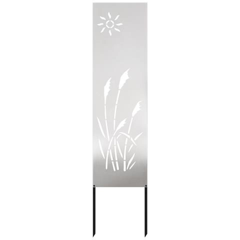 Pannello Decorativo da Giardino Altro Argento 32 x 140 cm - Foto 1