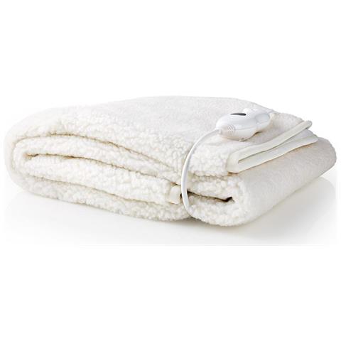 PEBL120CWT1 scaldaletto Sottocoperta elettrica 60 W Bianco Poliestere, Lana sintetica - Foto 1