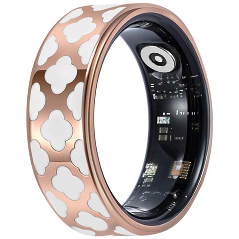 Anello Intelligente Taglia 12 Modello Ursa Con Motivo Geometrico E Custodia Di Ricarica - Foto 1