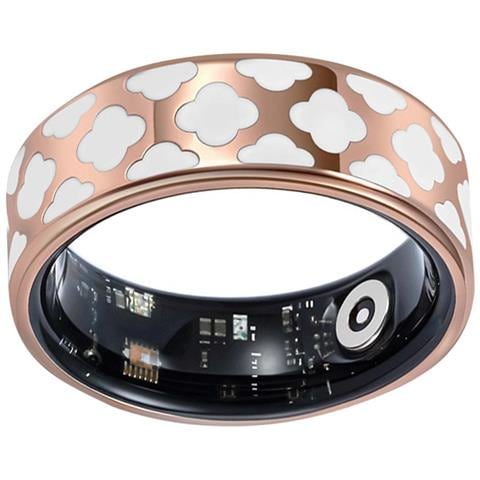 Anello Intelligente Taglia 12 Modello Ursa Con Motivo Geometrico E Custodia Di Ricarica - Foto 4