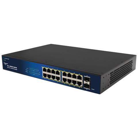 ALL-SG8418PM switch di rete Gestito Gigabit Ethernet (10/100/1000) Supporto Power over Ethernet (PoE) 19U Nero - Foto 1