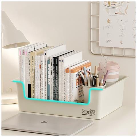 Contenitore Mobile Su Ruote - Organizer Da Scrivania Con Ruote A 360° - Foto 6